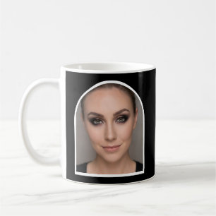 Mug Maquilleuse en noir et blanc Photo mignonne 