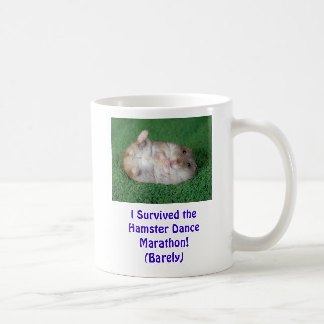 Mug Marathon de danse de hamster ! (Droite)