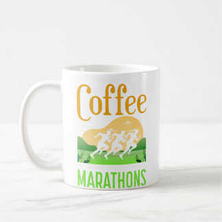 Mug Marathon Drôle Amateur de Café Coureur Marathonien