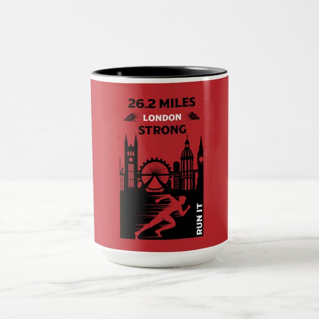 Mug Marathon Runner Londres 26.2 (Centre)
