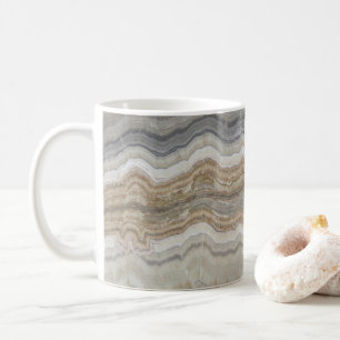 Mug marbre gris brun scandinave minimaliste