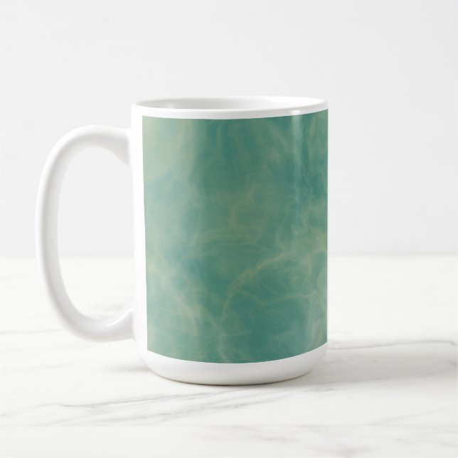 Mug marbre vert abstrait (Gauche)