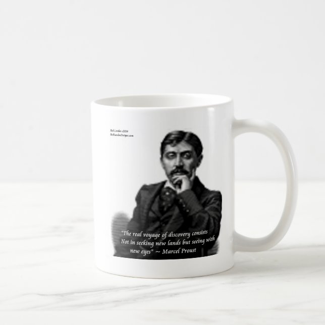 Mug Marcel Proust & Célèbre Citation (Droite)