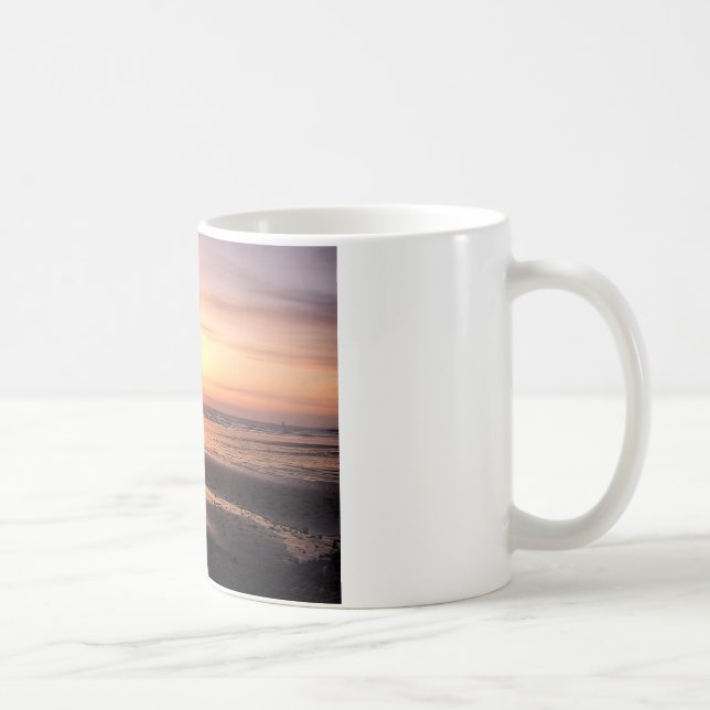 Mug Marchandises de coucher du soleil (Droite)