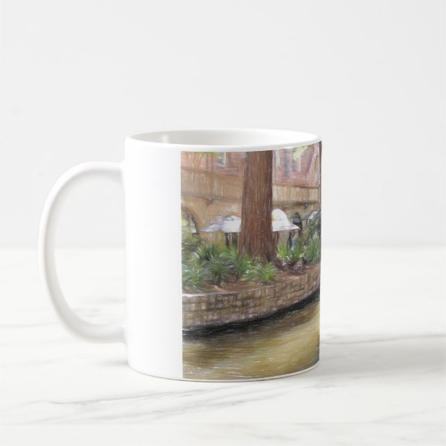 Mug Marche de la rivière San Antonio (Gauche)