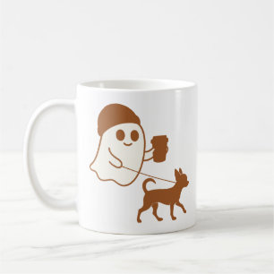 Mug Marche du fantôme mignon Chihuahua