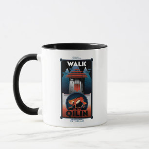 Mug Marche du graphique de la montagne Qilin