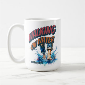 Mug Marche Sur L'Eau - MATTHEW 14:29