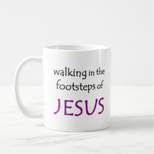 Mug marcher avec jésus