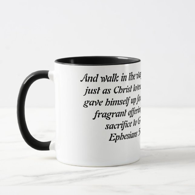 Mug Marcher avec le jésus (Gauche)