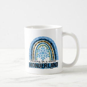 Mug Marcher dans une Wonderland d'hiver   Blue Rainbow