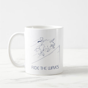 Mug Marcher la boue des vagues