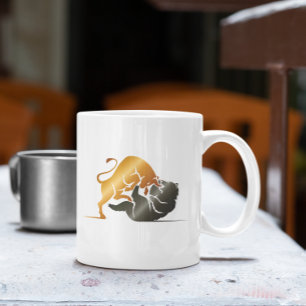 Mug Marchés Stocks Bull et Ours sur mesure