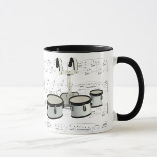 Mug - Marching Drums with sheet music