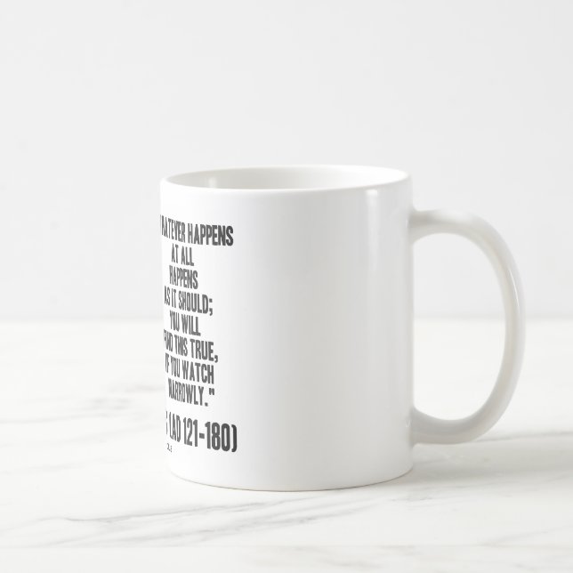 Mug Marcus Aurelius celui qui se produise du tout se (Droite)