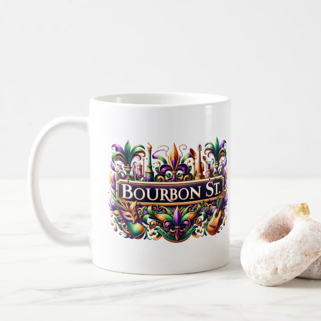 Mug Mardi Gras  (Avec donut)