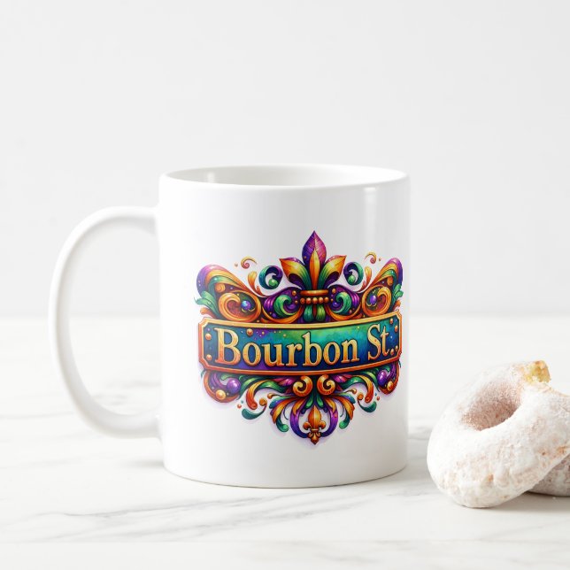 Mug Mardi Gras  (Avec donut)