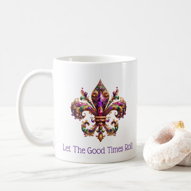 Mug Mardi Gras  (Avec donut)