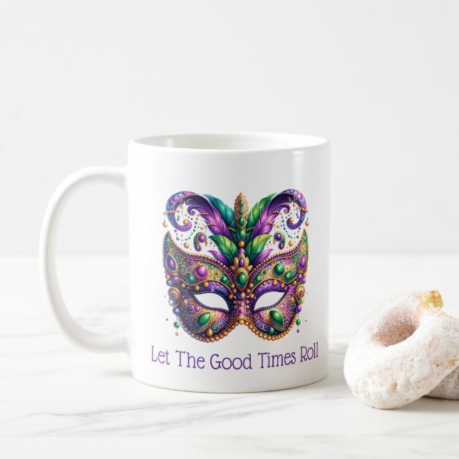 Mug Mardi Gras  (Avec donut)