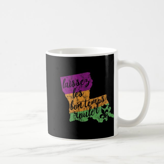 Mug Mardi Gras 2025 Laissez Les Bon Temps Rouler New O (Droite)
