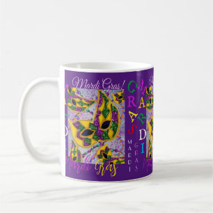 MUG MARDI GRAS ART