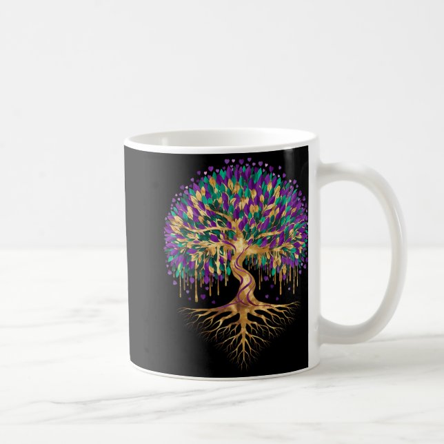 Mug Mardi Gras Bead Tree Carnival New Orleans 2025 Wom (Droite)