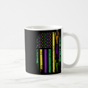 Mug Mardi Gras Drapeau Américain Us Avec Écrevisses No