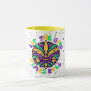 Mug Mardi Gras Laissez rouler les bons moments