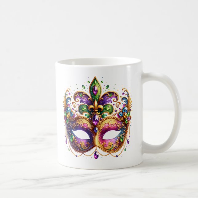 Mug Mardi Gras Mask  (Droite)