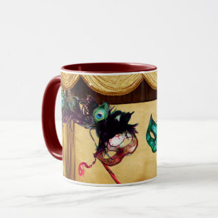 Mug MARDI GRAS MASQUERADE MASQUERADE MASKS théâtre scè