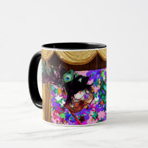 Mug MARDI GRAS MASQUERADE MASQUES MASQUES Confetti col