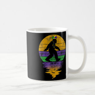 Mug Mardi Gras Parade Fleur De Lis Cool Bigfoot Sasqua
