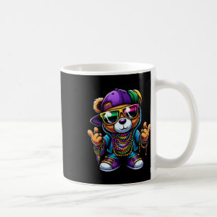 Mug Mardi Gras Pour Garçons Hommes Hip hop Ours Nouvel