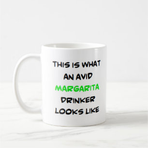 Mug margarita buveuse, avide