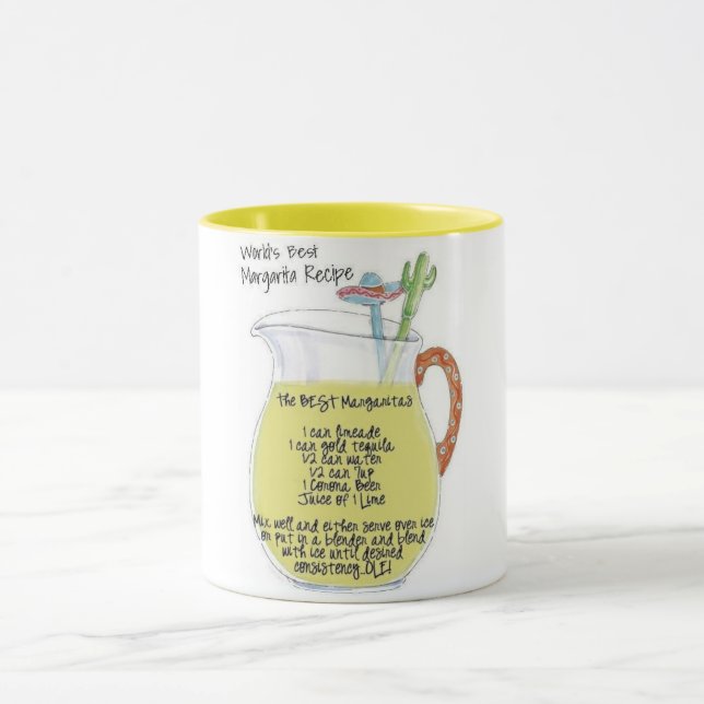 MUG MARGARITA RECEPE SEMBLE MIEUX QUE LE CAFÉ ? (Centre)