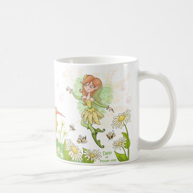 Mug Marguerite des collines de fleur (Droite)