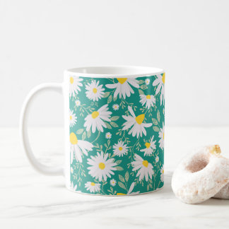 Mug Marguerites de printemps - Vert clair