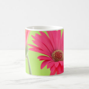 Mug Marguerites roses personnalisables de Gerber sur