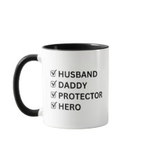 Mari Daddy Protector Hero Fête des pères Cadeau
