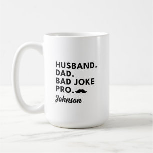 Mug mari papa blague Funny Fête des pères cadeau pour 