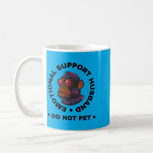 Mug Mari soutien émotionnel Ne caressez pas le singe
