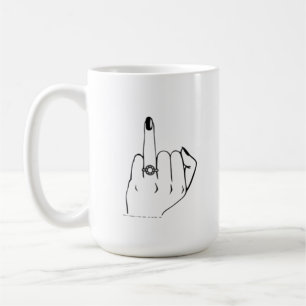 Mug mariage anneau doigt mariée future mme fiançailles