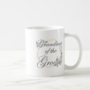 Mug Mariage Baby Shower Mariée Grand-mère du marié _