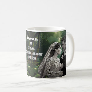 Mug Mariage couple fiançailles idée cadeau