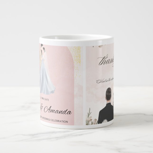 Mug Mariage de mariée et de chambre - Romantic Cou (Devant)