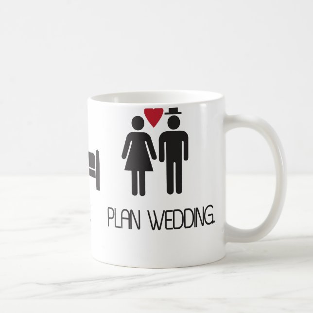 Mug mariage d'eat.sleep.plan (Droite)