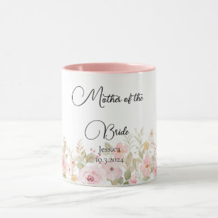 Mug Mariage Floral Élégant Mariage Personnalisé