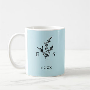 Mug Mariage Monogram Plante Date