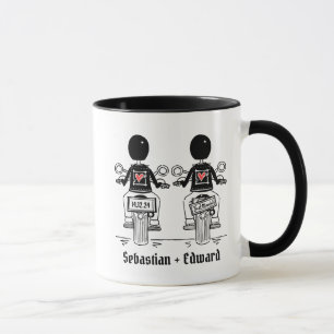 Mug Mariage motocyclette Grooms