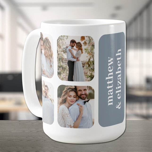 Mug Mariage photo moderne 8 (Créateur téléchargé)